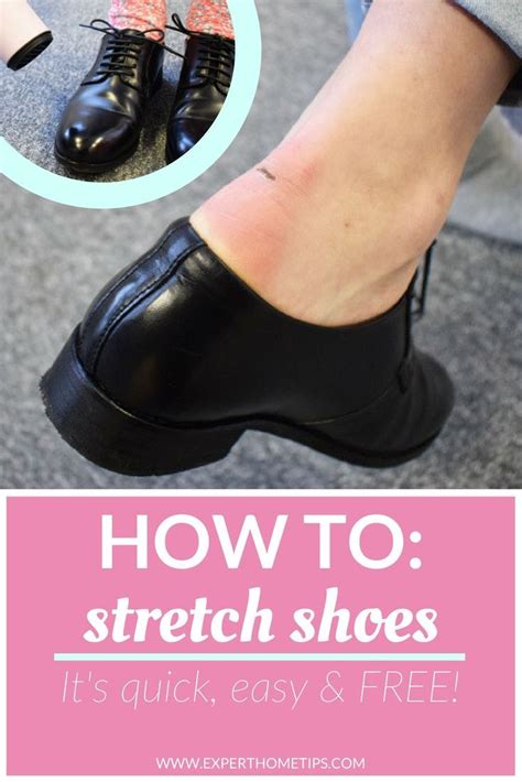 how to stretch tight shoes.